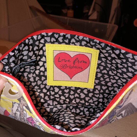 Brighton Fashionista Tom Clancy 2018 Makeup Jewelry Canvas Cosmetic Bag - Picture 4 of 7